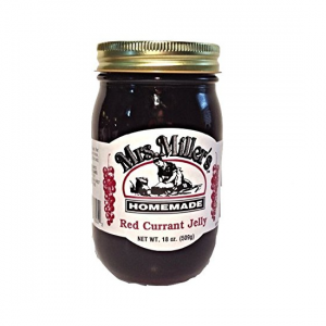 Mrs. Miller's Amish Homemade Red Currant Jelly 18 oz/509g